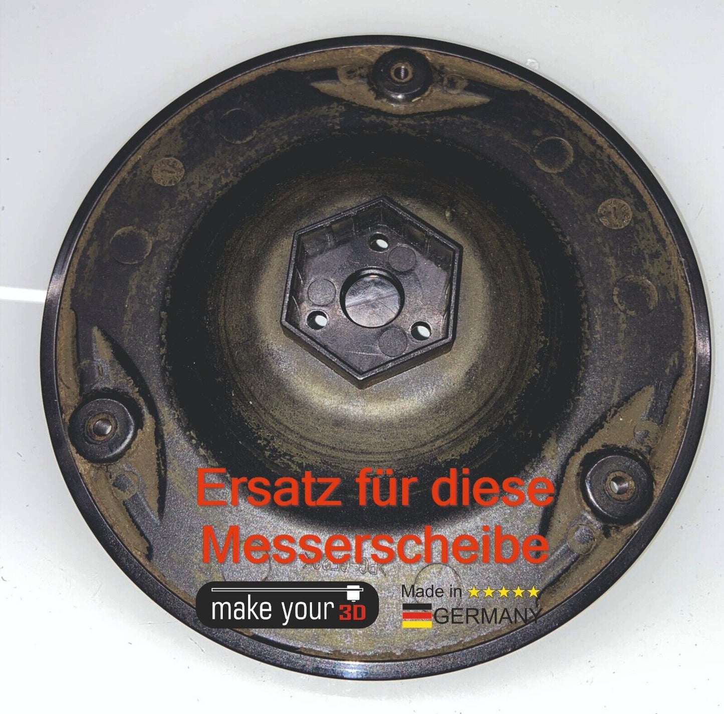 6 Klingen Messerscheibe inkl. 6 Titan Messer für Worx Landroid M500 M700