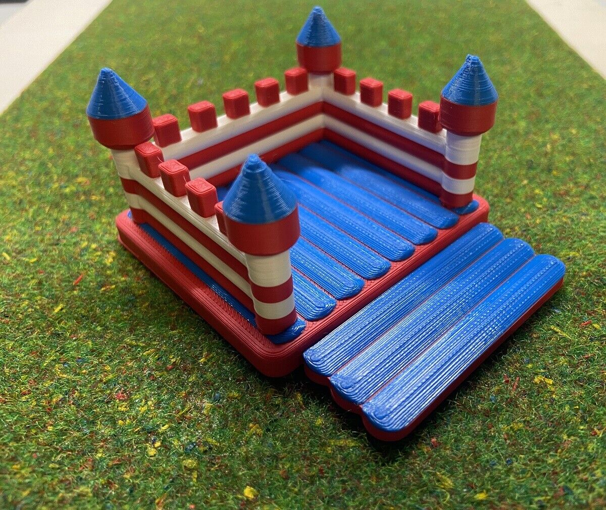 H0 1:87 Hüpfburg Spielplatz Kirmes