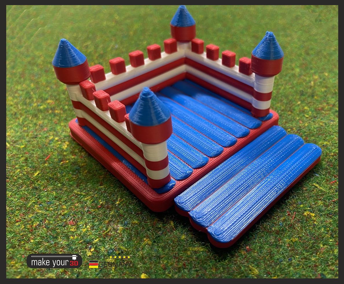 H0 1:87 Hüpfburg Spielplatz Kirmes