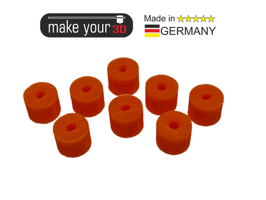 Silikondämpfer Mod Signal Orange Edition für Prusa 3D MK3 MK3s Mk3s+ Drucker