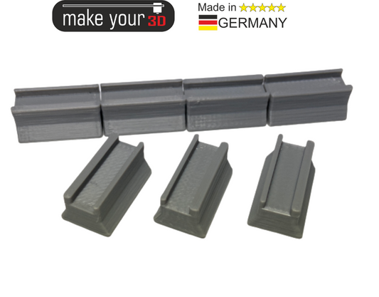 H0 Set 1:87 10Stk. Mittelleitplanke Betonleitplanke Autobahn Grau