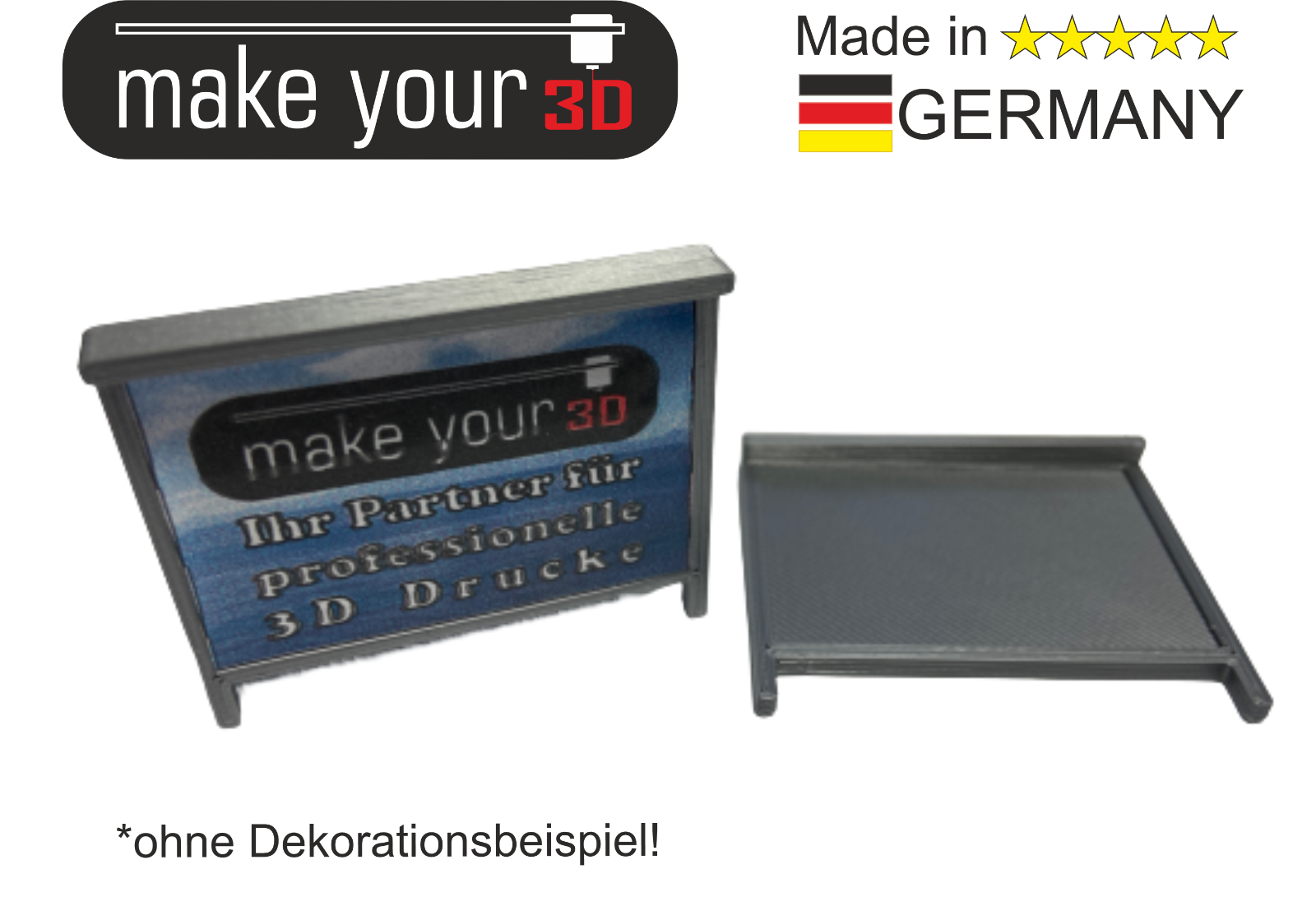 H0 1:87  SET 2 Stk. Plakatwerbung Werbetafel mit Standfüße