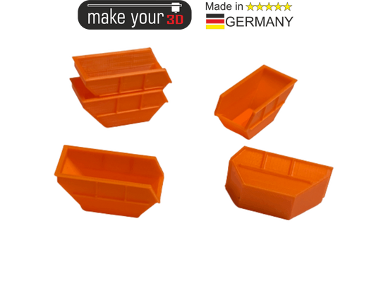 Spur N  Absetzmulde 5St. 1:160 Stapelbare Container 9 Farben möglich