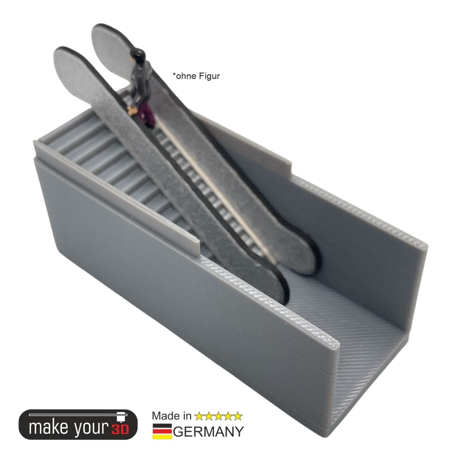 H0 1:87 Unterführung Bahnsteigunterführung Treppe mit Rolltreppe