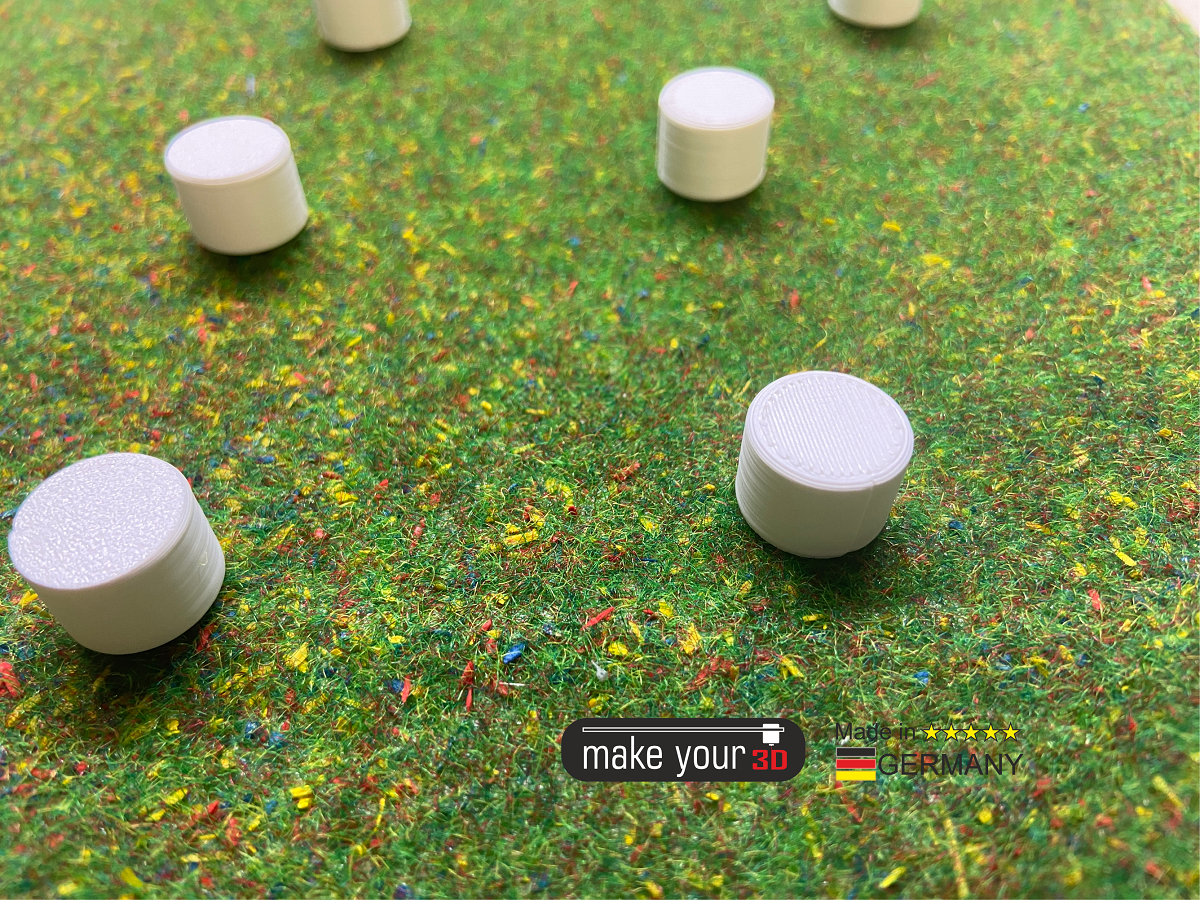 H0 Set 1:87 6Stk. Heuballen in Folie Strohballen Rundgerollt  Norm Maße