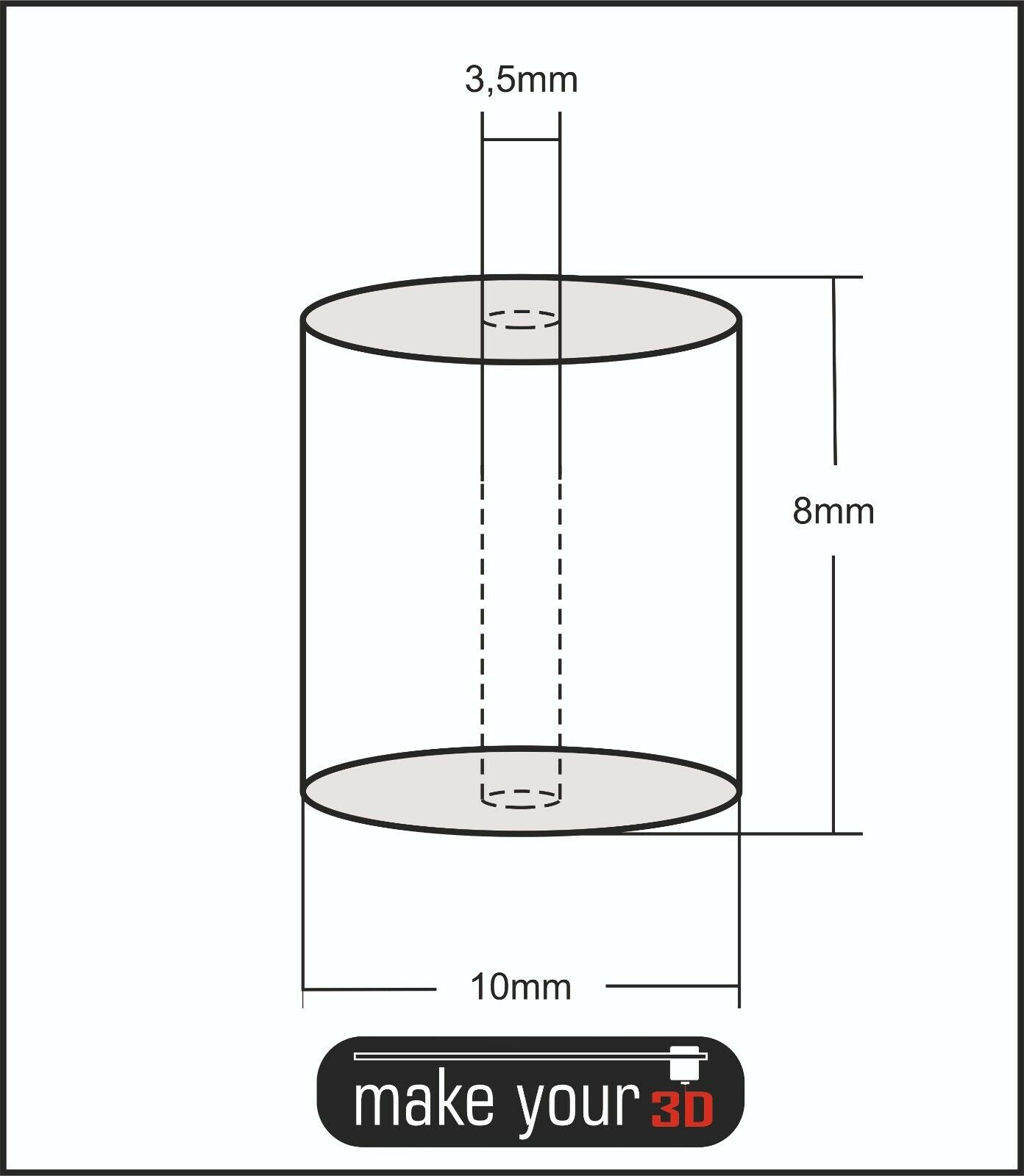 Silikondämpfer Mod Clear Edition für Prusa 3D MK3 MK3s Mk3s+ 3D Drucker