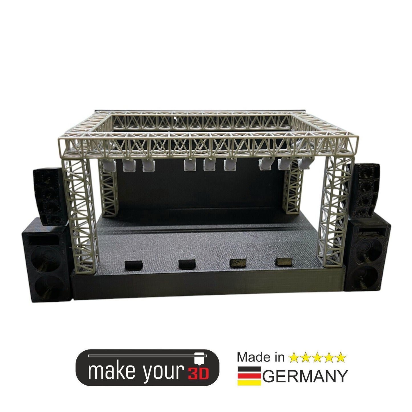 Spur H0 1:87  Rockkonzert | Bühne | Open Air Festival | Beleuchtung möglich