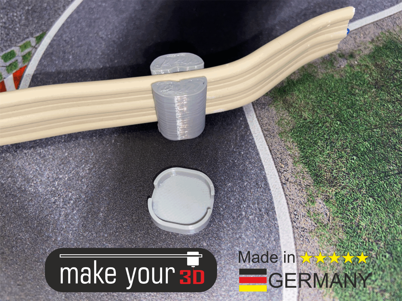 Halter für Stegkabel Streckenbegrenzung 1:43 10 Stk. für Drift Dr!ft Siku