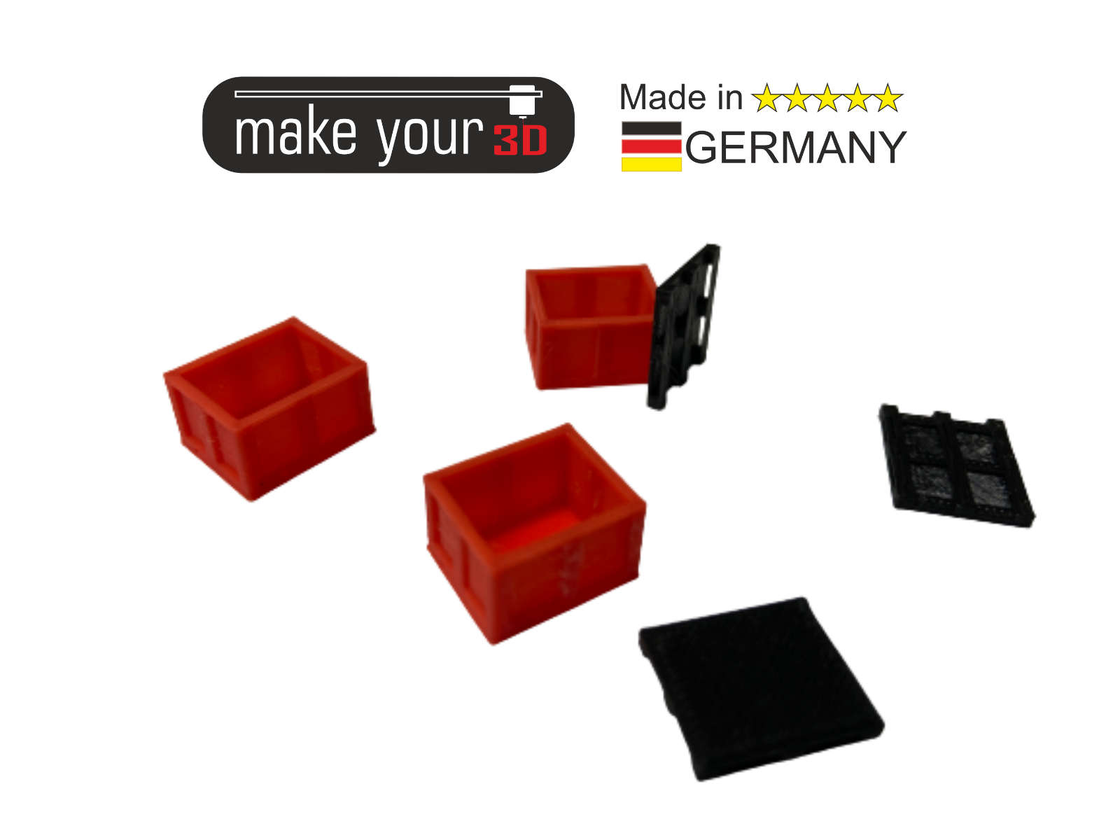 H0 Set 1:87 5 Stk. Weinboxen Wein Anbau Kunststoff Paletten Obst Anbau