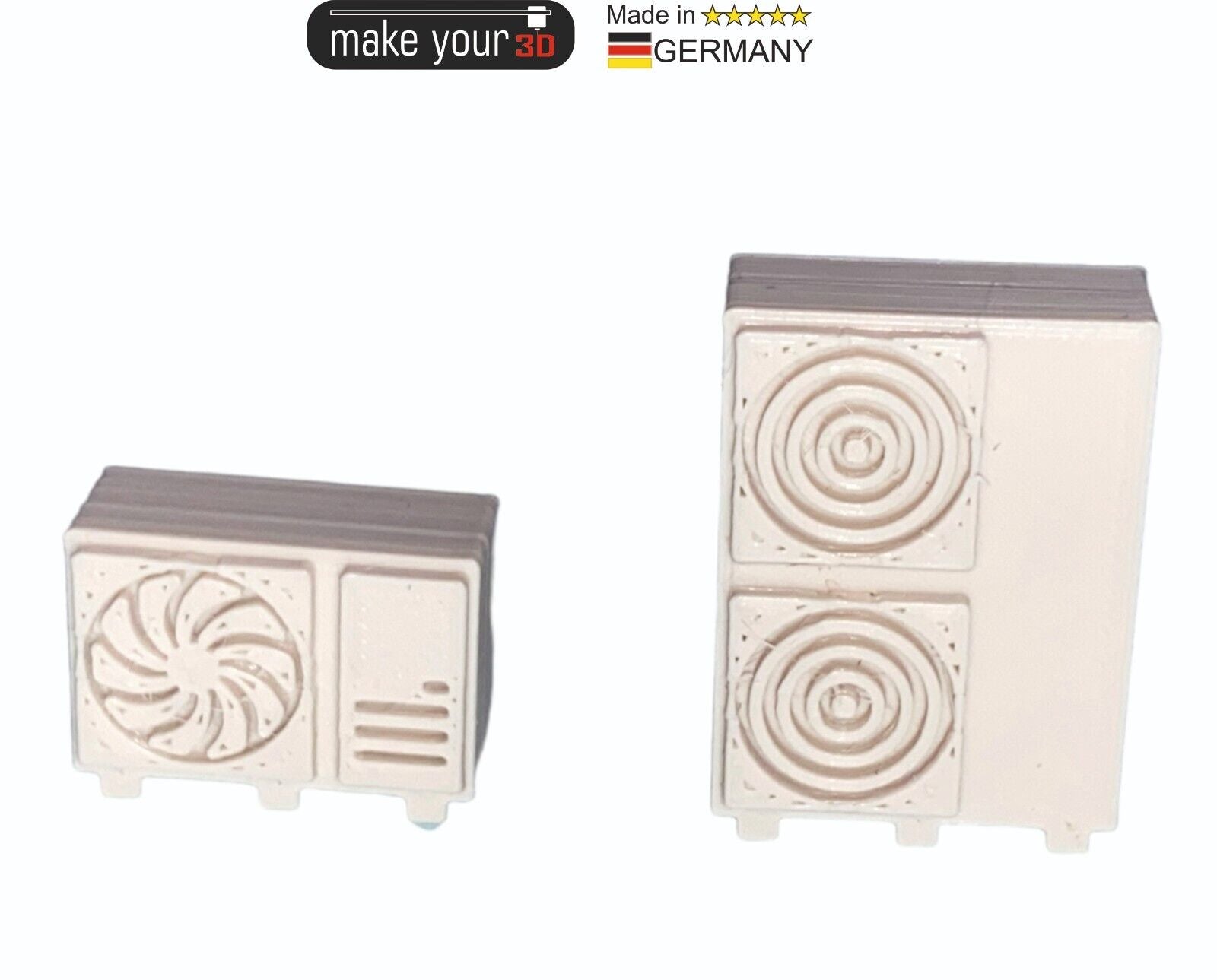 H0 1:87  SET 2 Stk. Wärmepumpe Klimaanlage