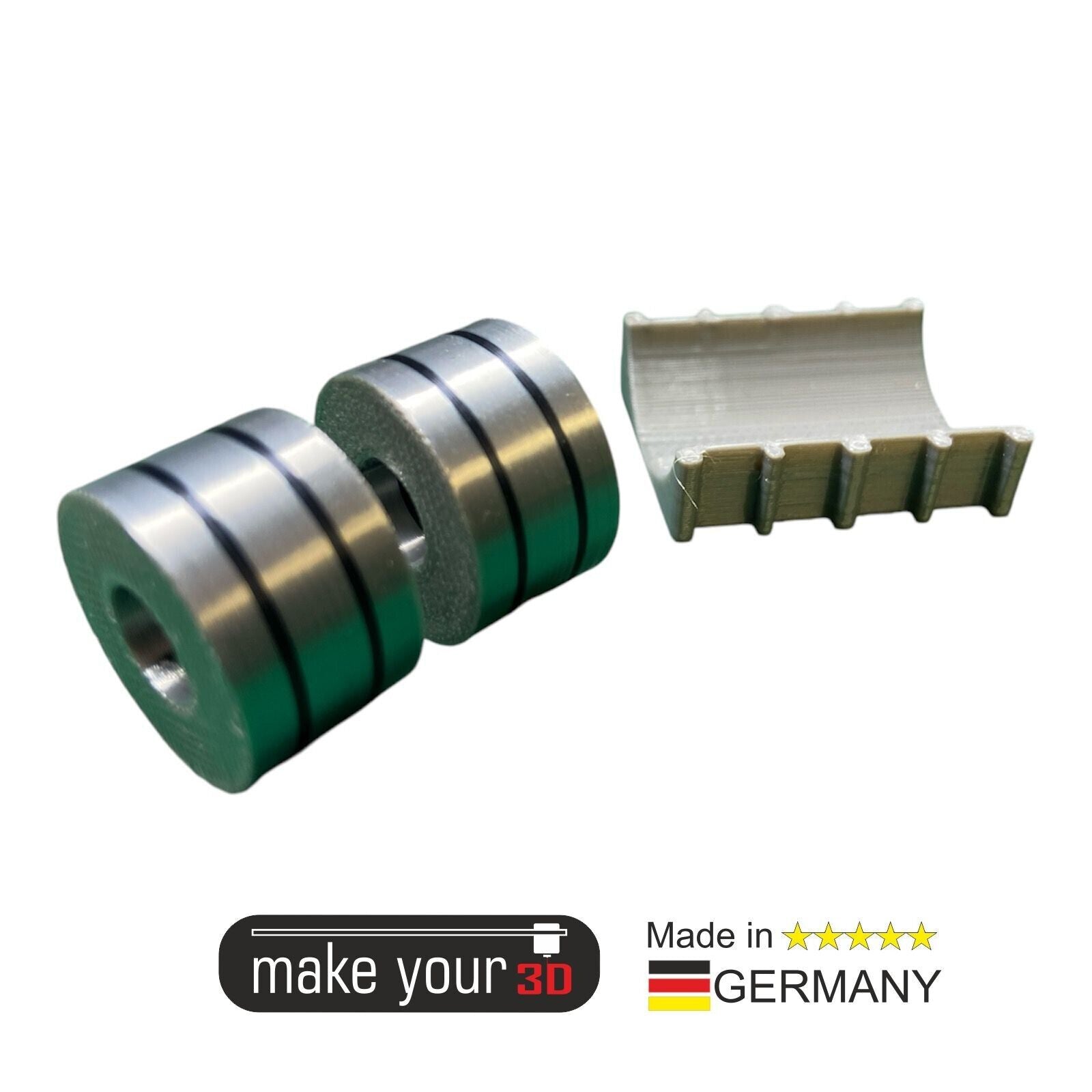 H0 1:87 Ladegut 2 Stk. Stahl Coils Set mit Halter für Flachwagen