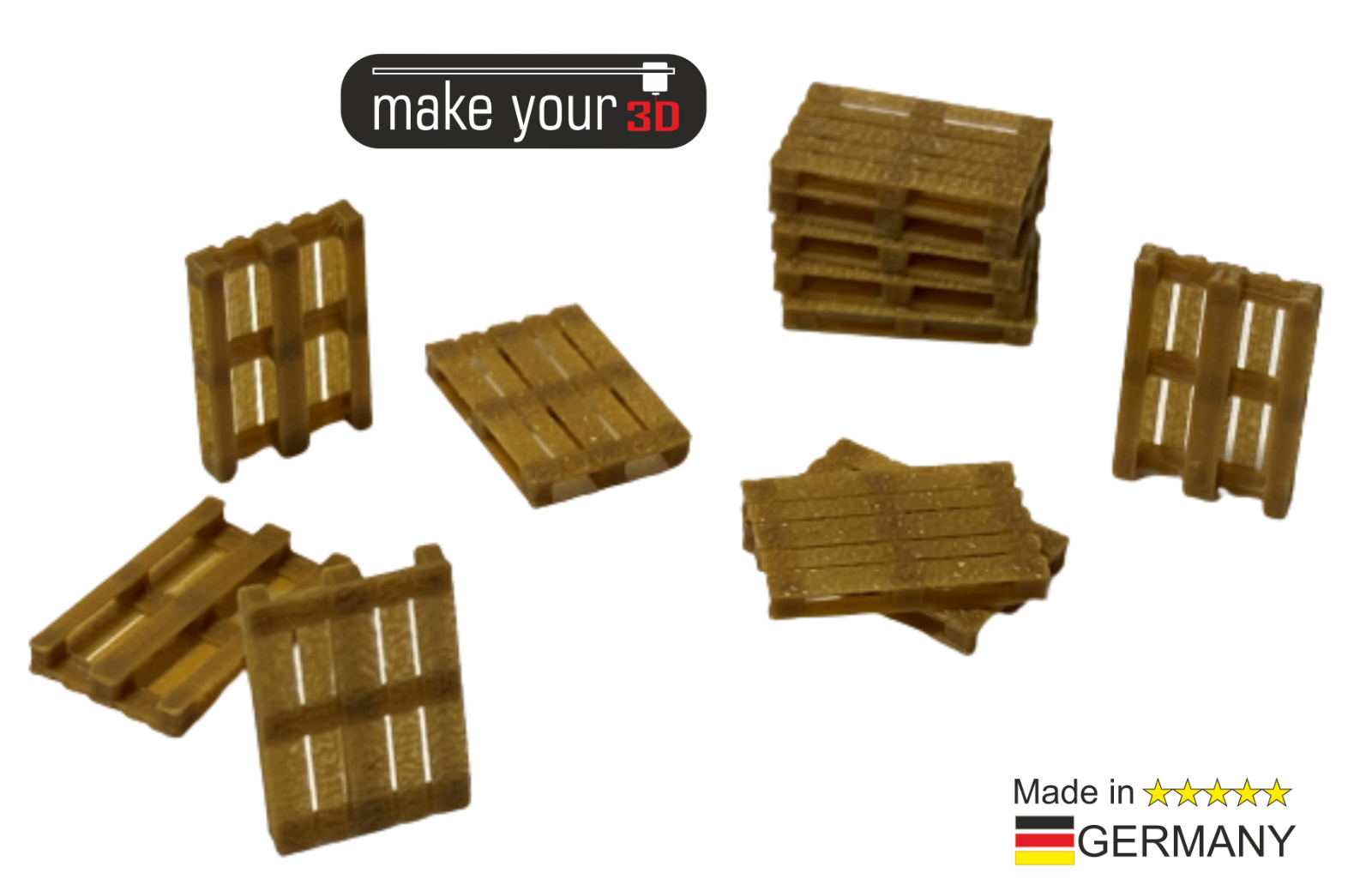 H0 1:87  SET 50Stk. Paletten