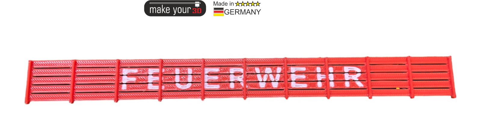 H0 Sichtschutzzaun Feuerwehr 1:87 Zaunelement Gartenzaun mit u. ohne Schriftzug