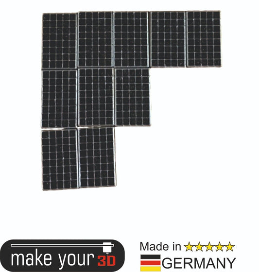 H0 1:87  SET 10Stk. Solarpanele - PV Solarmodul - Solar - Photovoltaik