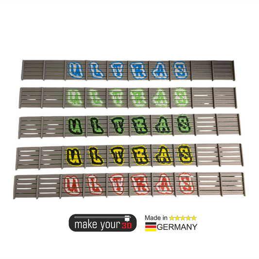 H0 1:87 Sichtschutzzaun Graffiti Ultras Fan Zaunelement Gartenzaun