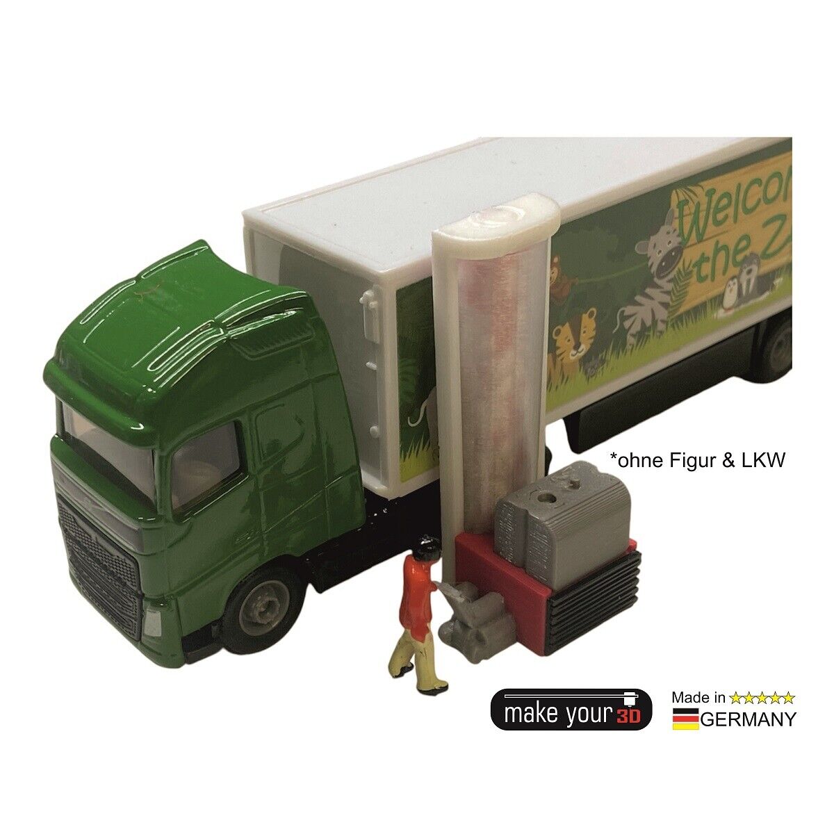 H0 1:87 Mobile LKW Bus Waschanlage Waschportal   3 Farben möglich