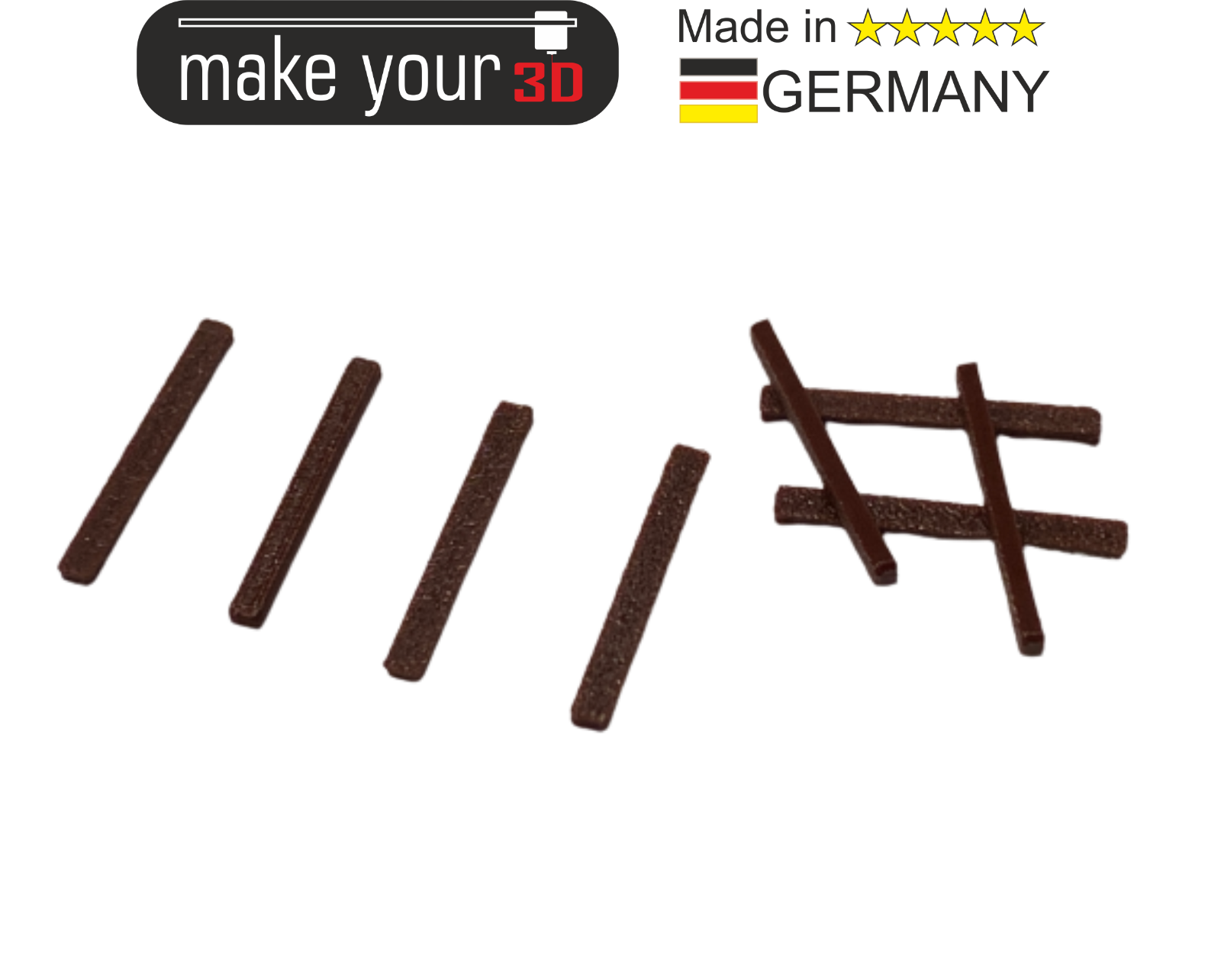 H0 Set 1:87 20Stk. Bahnschwellen Bahnschwelle Holzbalken