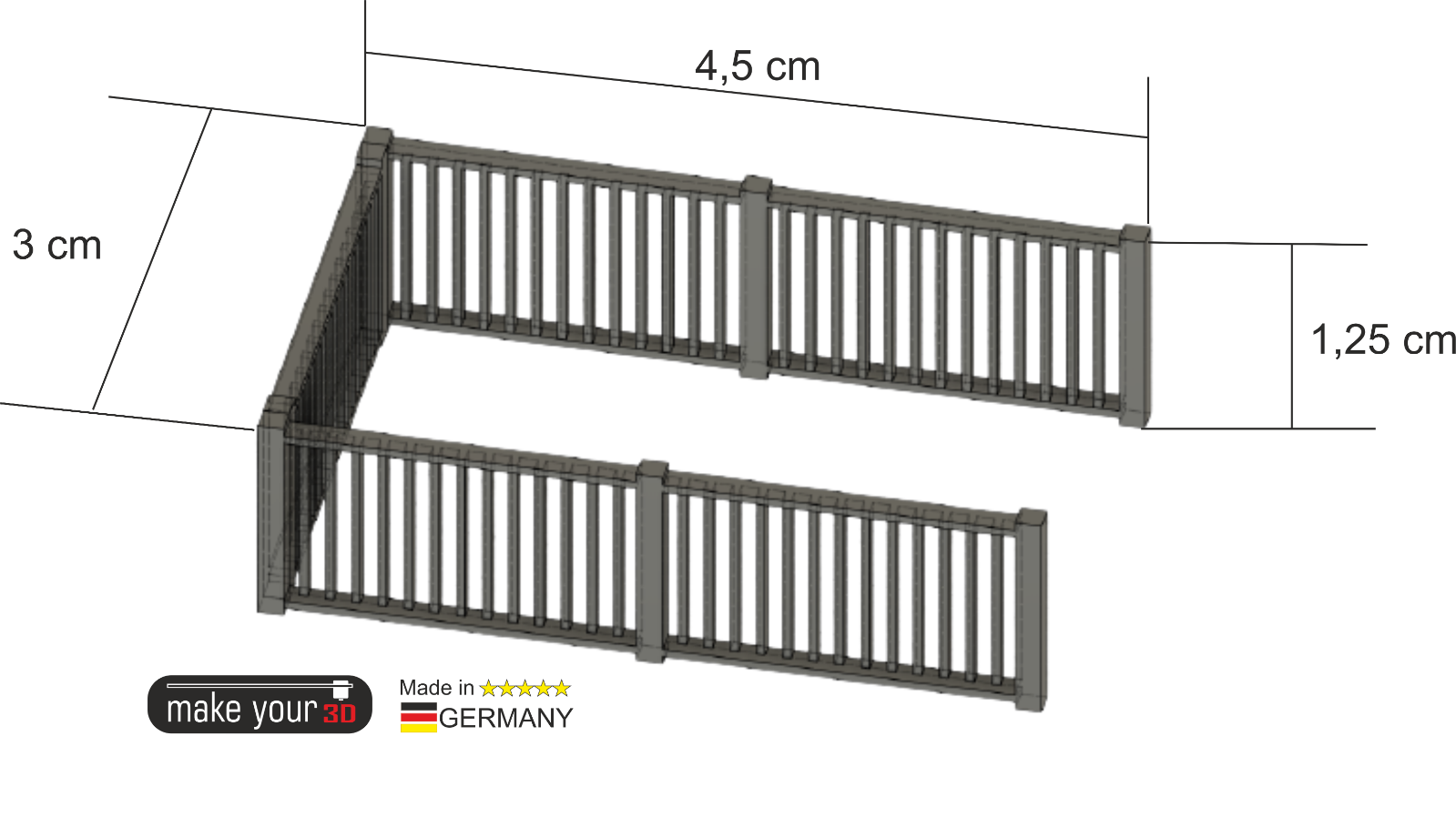 H0 1:87 Unterführung Bahnsteigunterführung Treppe mit Rolltreppe