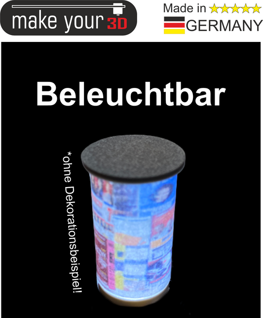 N Set 1:160 3x Beleuchtbare Litfaßsäule Werbetafel Werbung