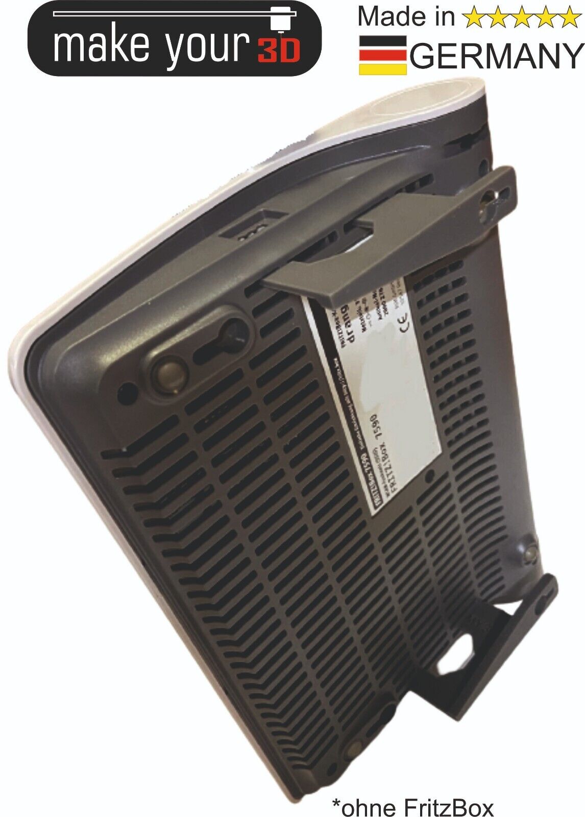 Wandhalterung für FritzBox 7590 7530 7510 Halterung Wallmount Aufhängung