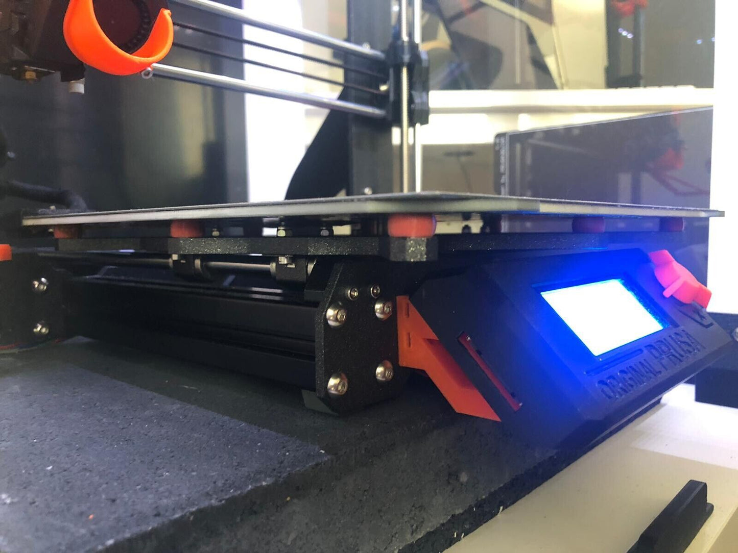 Nylock und Silikondämpfer Mod für Prusa 3D Drucker Mk3 Mk3s Mk3s+ - Standard Red