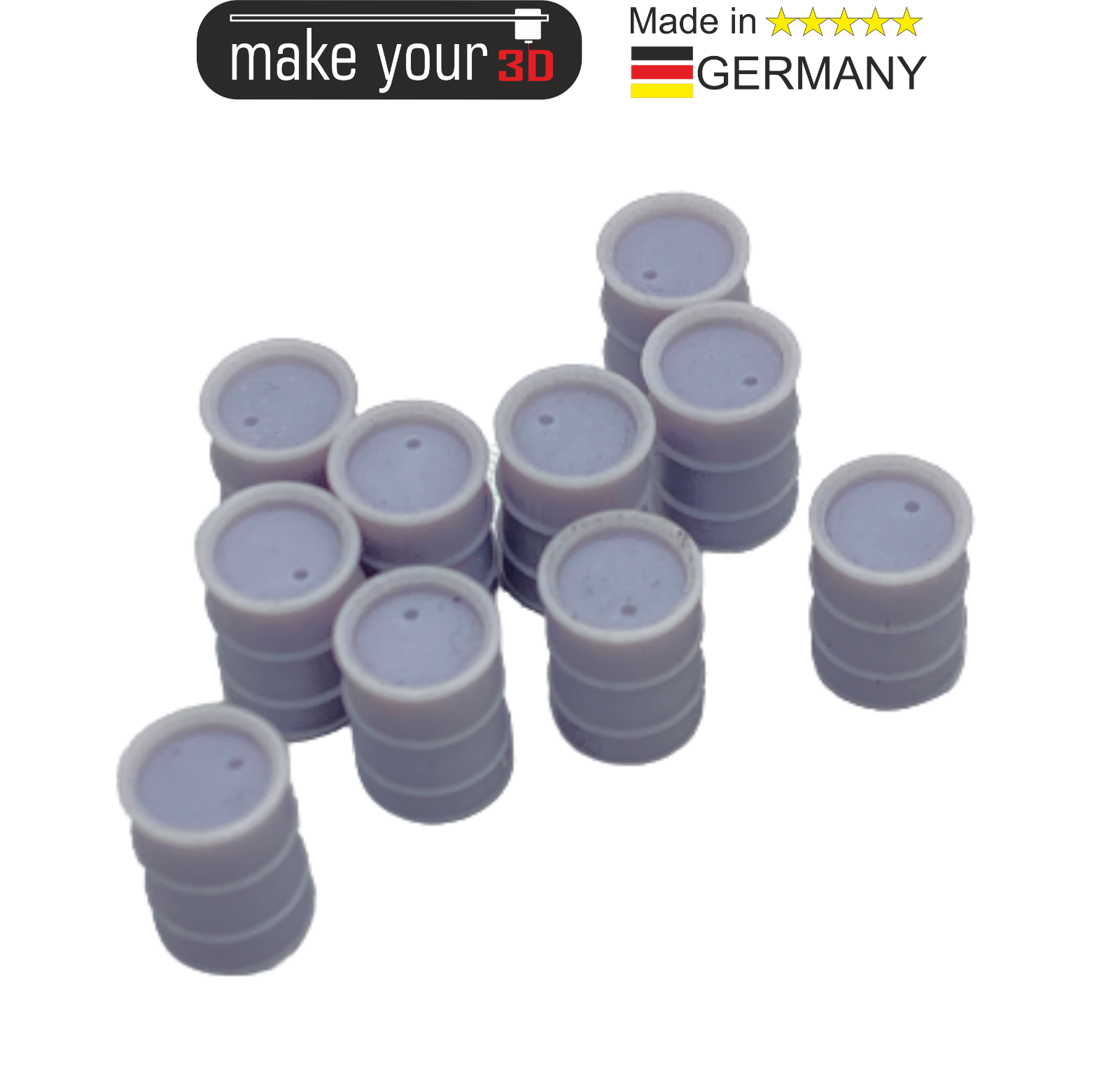 H0 1:87 SET 10Stk. Ölfässer Fässer Fass - können sehr gut bemalt werden