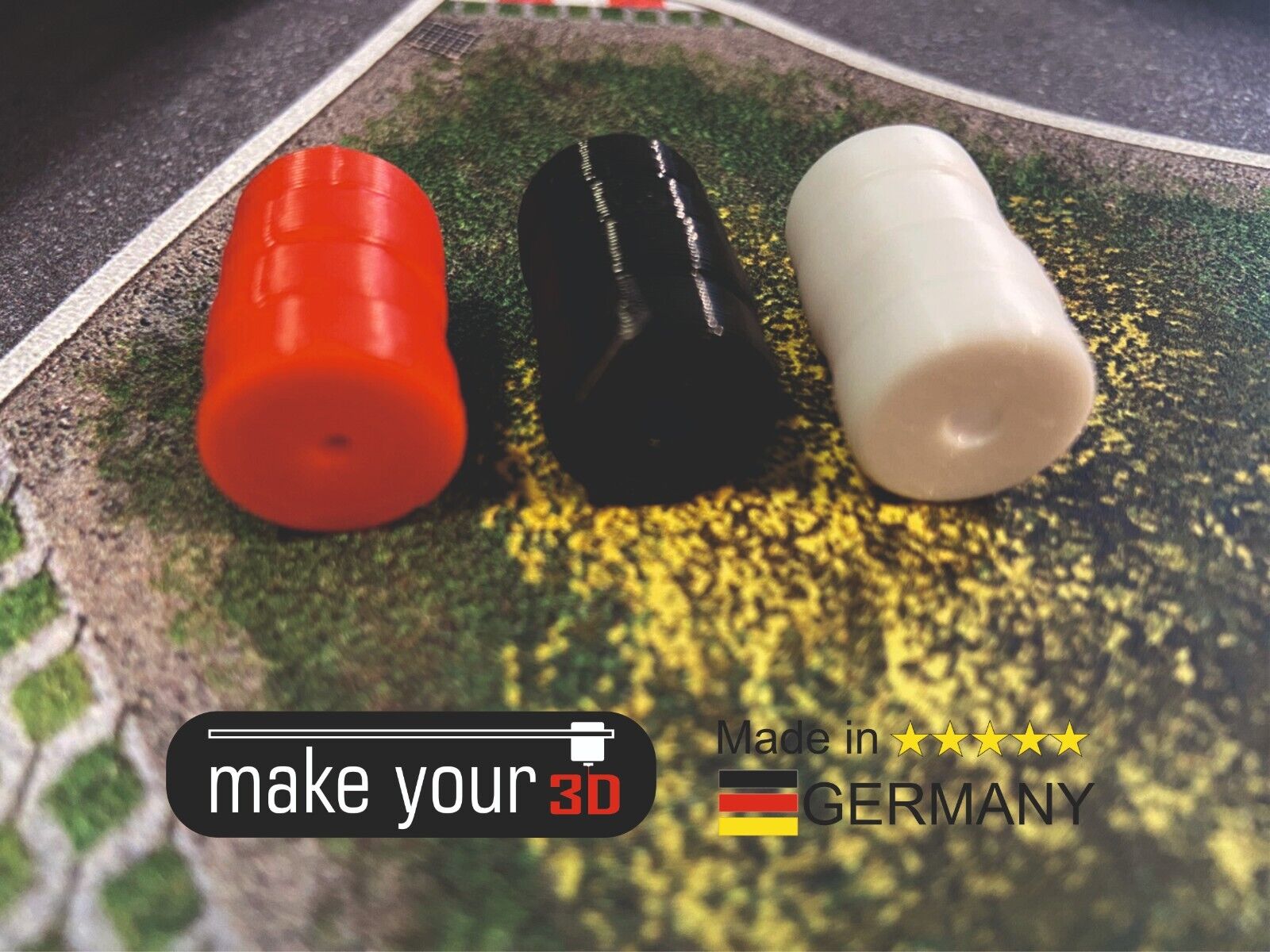 Reifenstapel 3 farbig Streckenbegrenzung 1:43 36 Stapel Set für Drift Dr!ft Siku