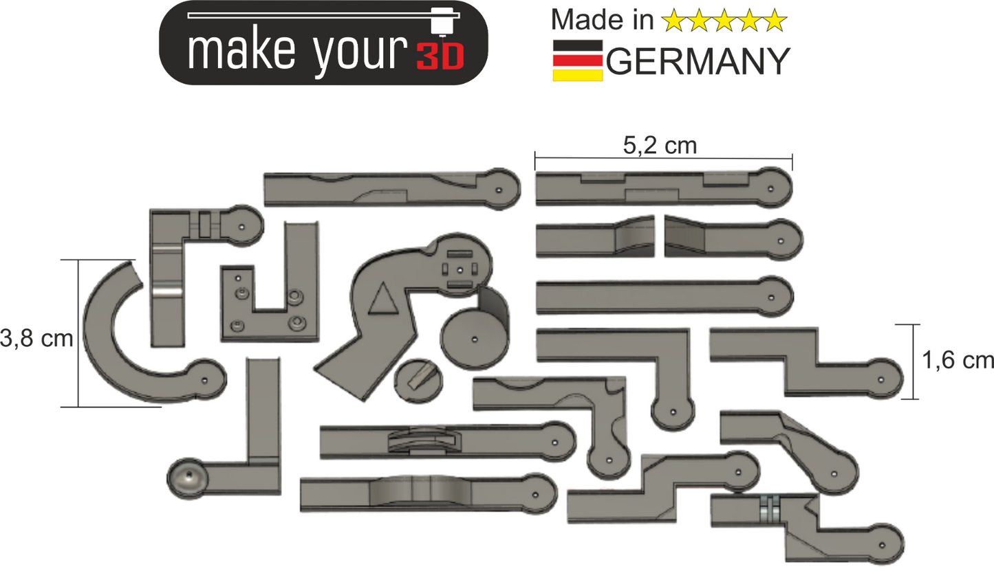 H0 Set 1:87 Minigolfbahn Minigolfanlage 18 Bahnen Minigolf