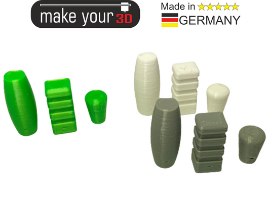 H0 1:87 SET 3 Stk. Regentonnen Modern - 3 Farben möglich