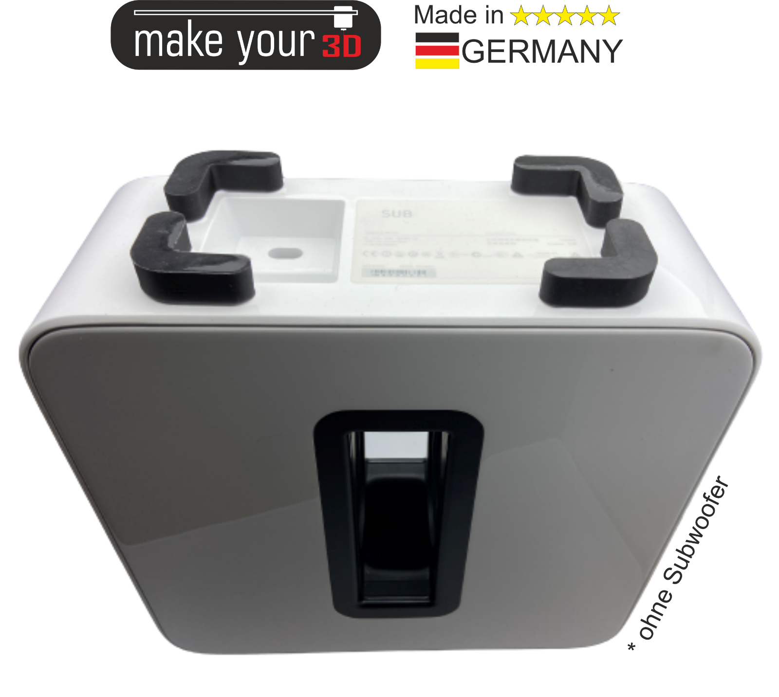 MakeYour3D High-End Subwoofer Füße Schwingungsdämpfer Dämpfer für SONOS Sub