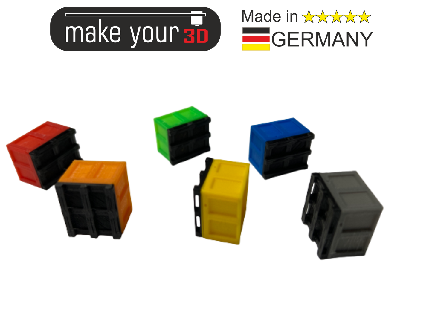 H0 Set 1:87 5 Stk. Weinboxen Wein Anbau Kunststoff Paletten Obst Anbau