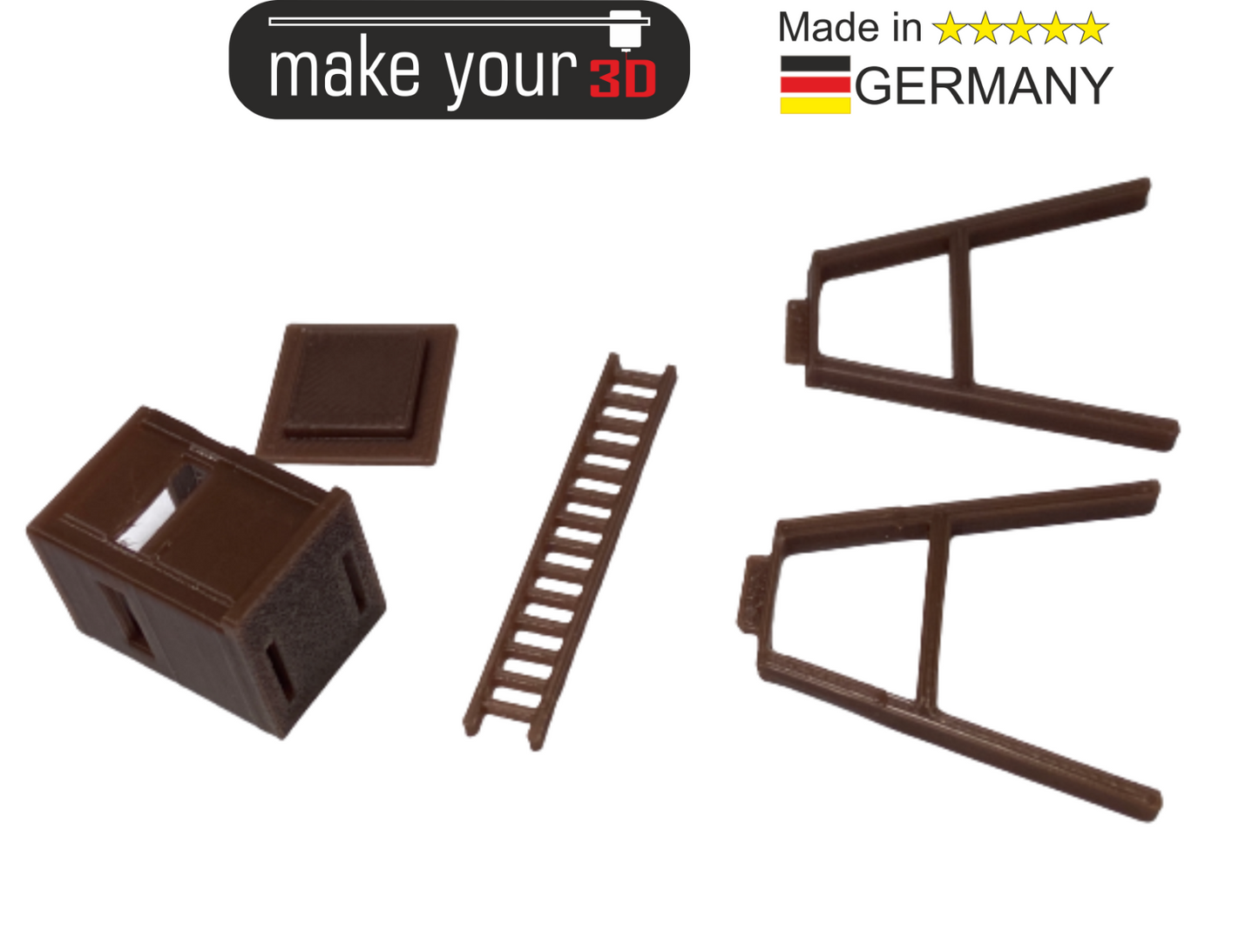 H0 Hochsitz Hochstand Jägerstand. 1:87 steckbar