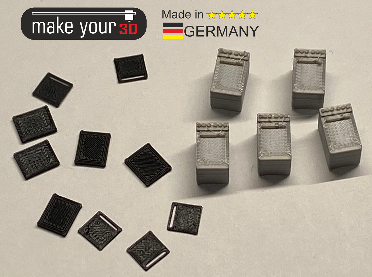 H0 1:87 SET 5 Stk. Elektroherd E-Herd Elektrogeräte für z.B. Bauhof