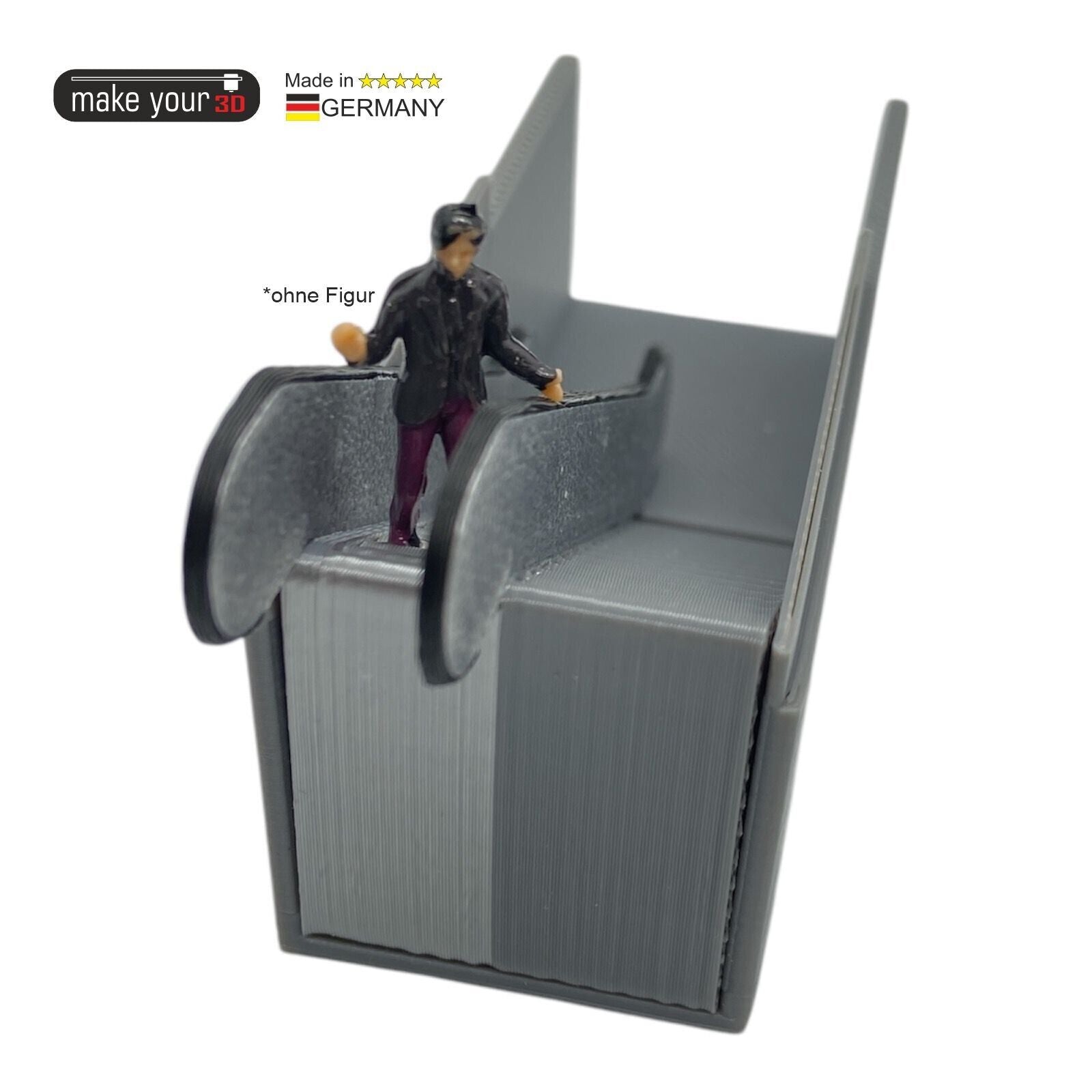 H0 1:87 Unterführung Bahnsteigunterführung Treppe mit Rolltreppe