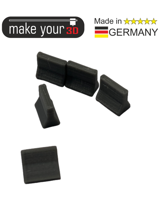 H0 1:87 20Stk. Betonabsperrung Betonleitplanke Absperrung Baustelle dunkel Grau