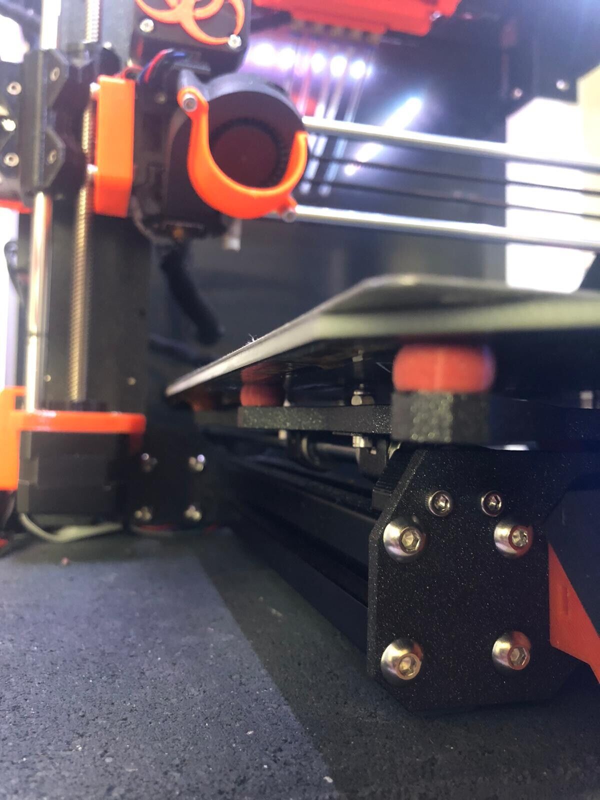 Nylock und Silikondämpfer Mod Black Edition für Prusa 3D Drucker MK3 MK3s Mk3s+