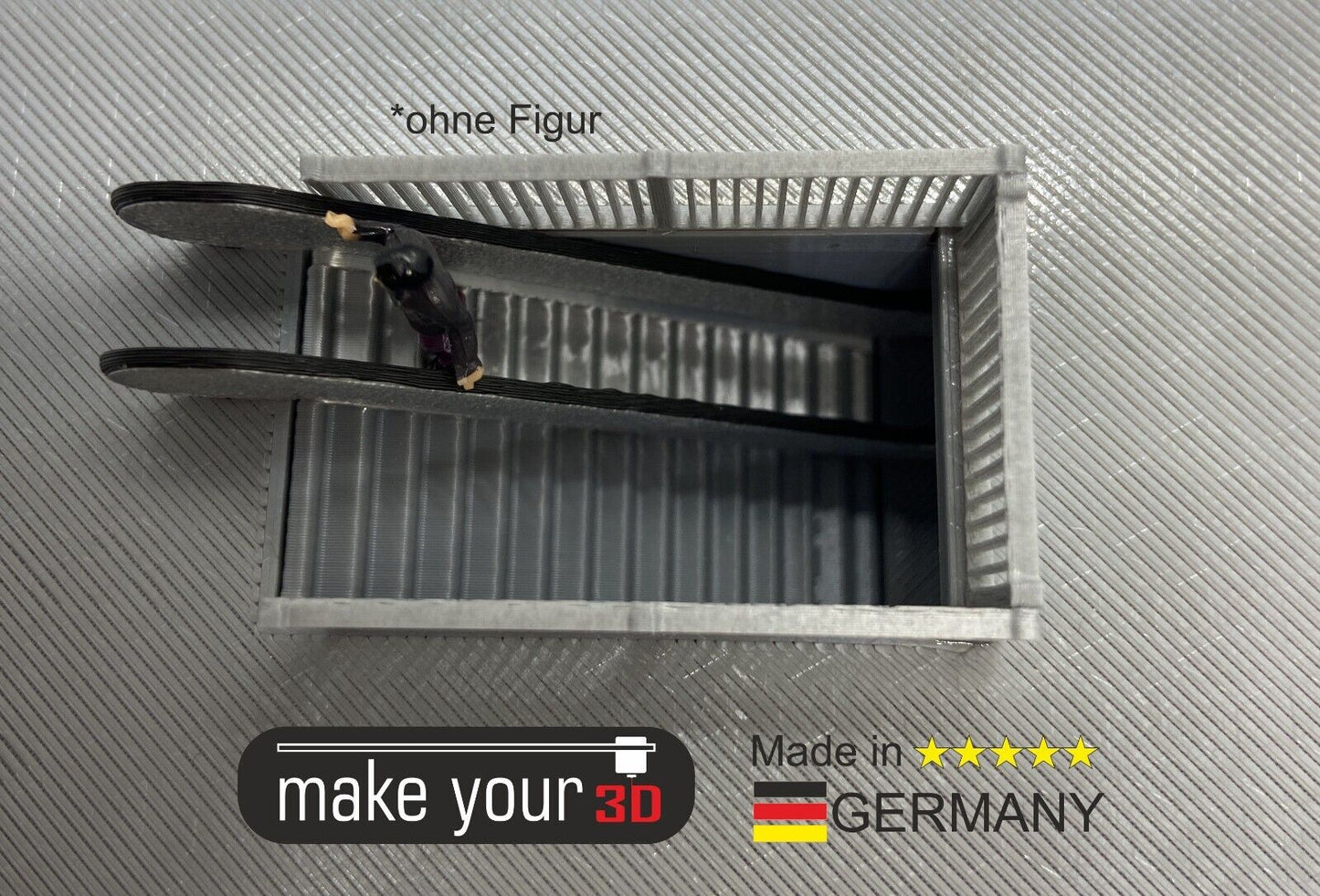 H0 1:87 Unterführung Bahnsteigunterführung Treppe mit Rolltreppe