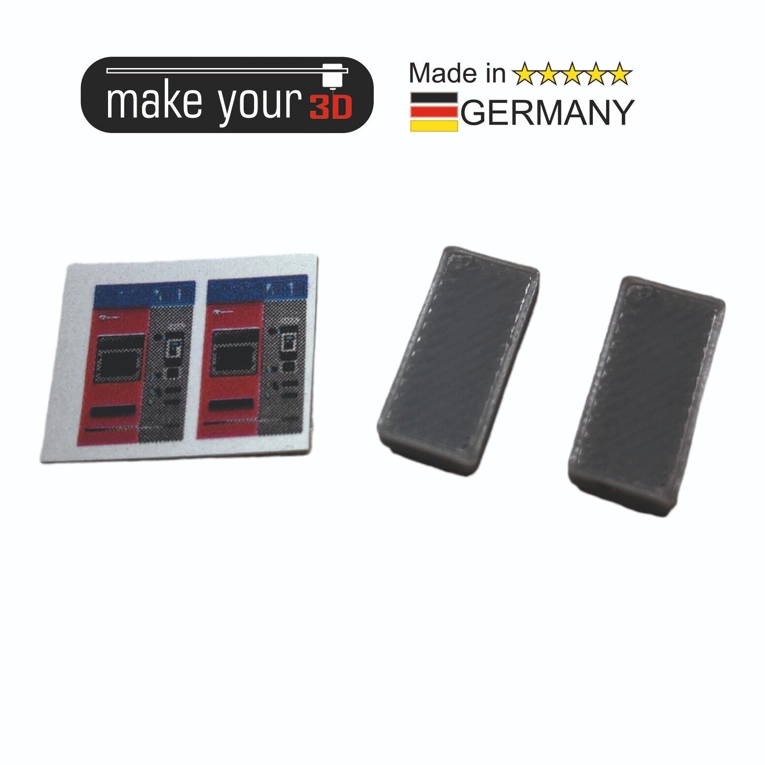 N 1:160  SET 2St Fahrkartenautomat Ticket Fahrkarten Automat inkl. Decals