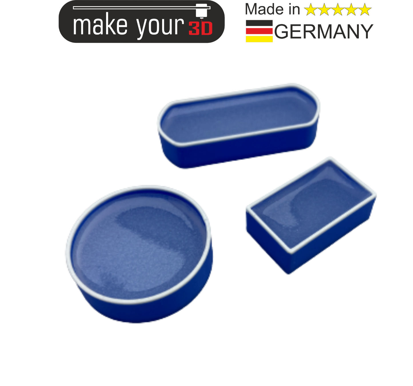 H0 Pool Set 1:87 3x Schwimmbecken Pool mit Wasseroptik