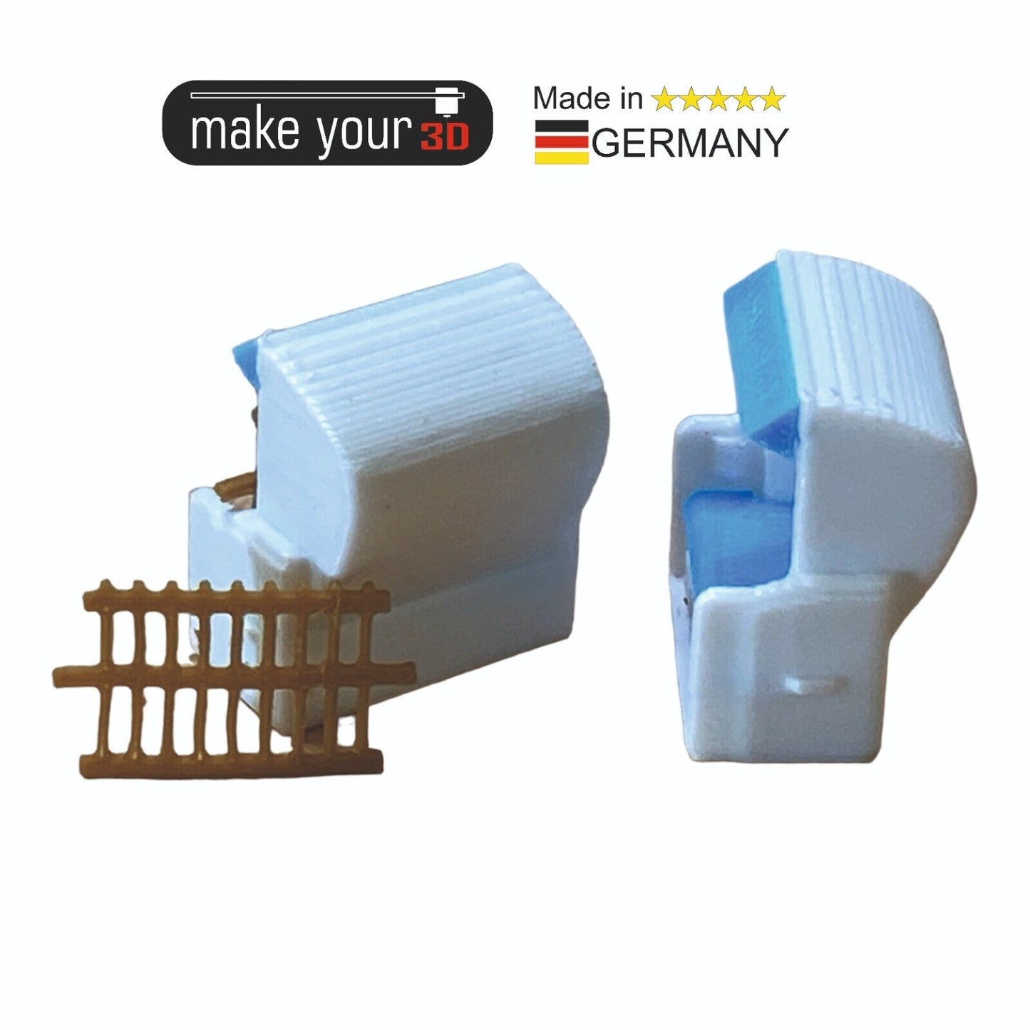 H0 1:87 SET 2Stk. Premium Strandkorb