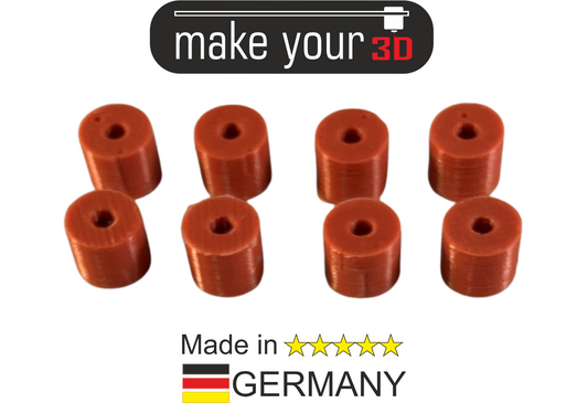 Silikondämpfer Mod für Prusa 3D MK3 MK3s Mk3s+ Drucker - Standard Red Edition