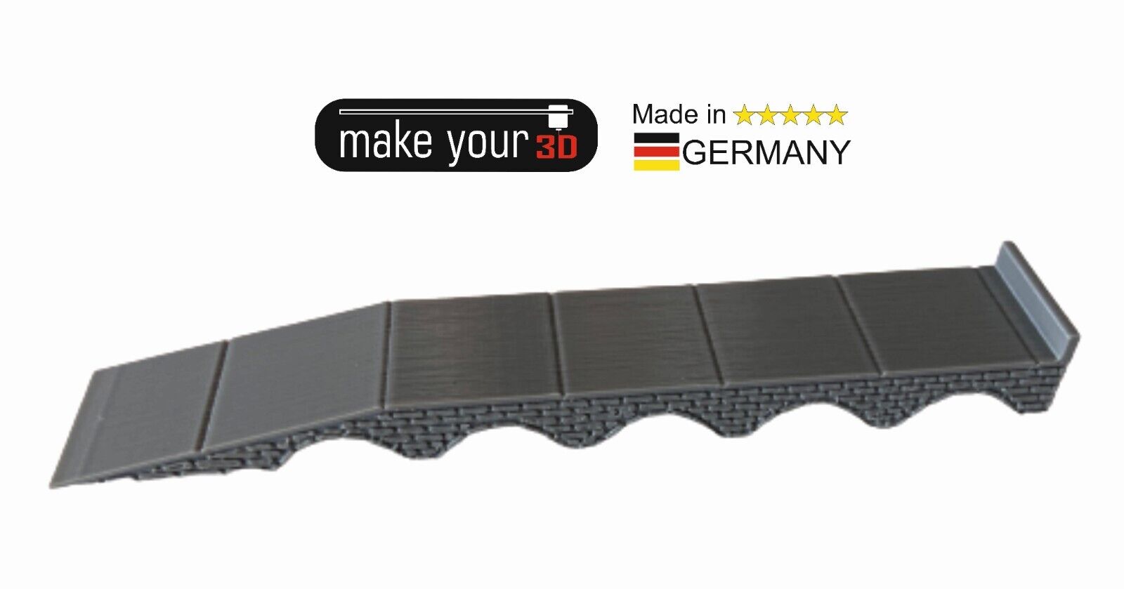 N Set 1:160 Laderampe Ziegel Grau