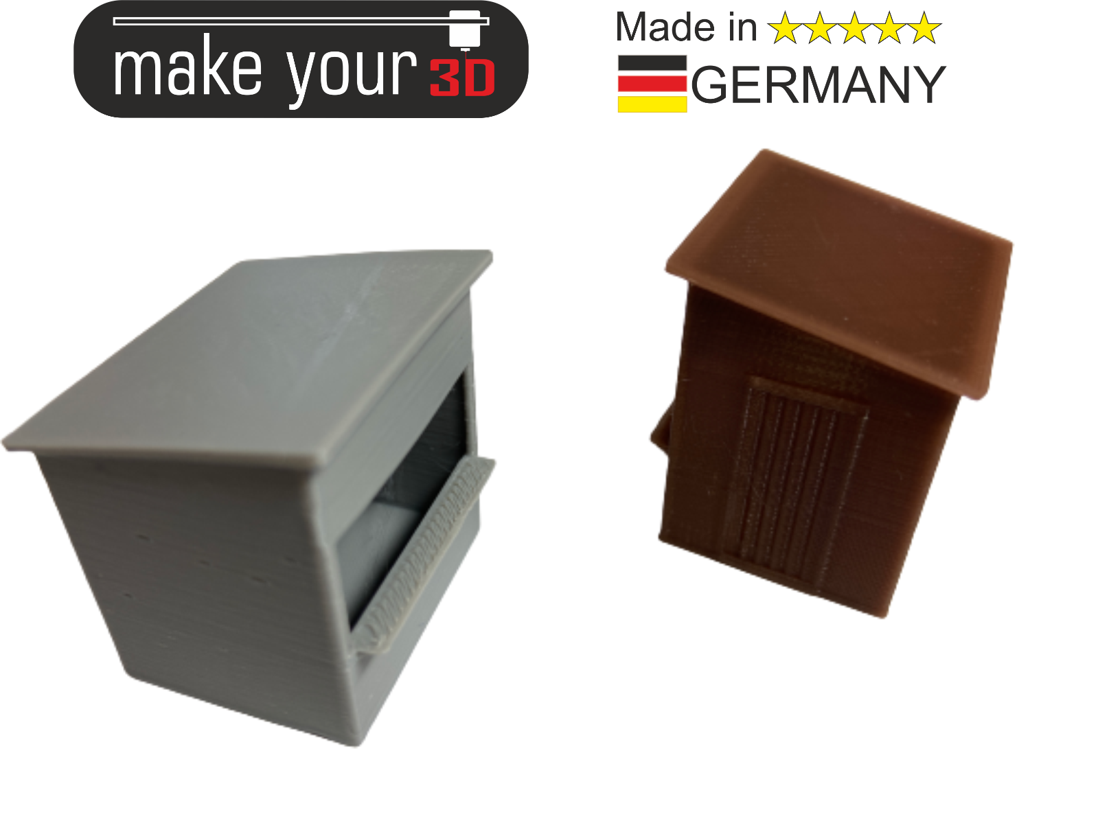 H0 1:87 SET 2 Stk. Weihnachtsmarkt Stand Bude Hütte