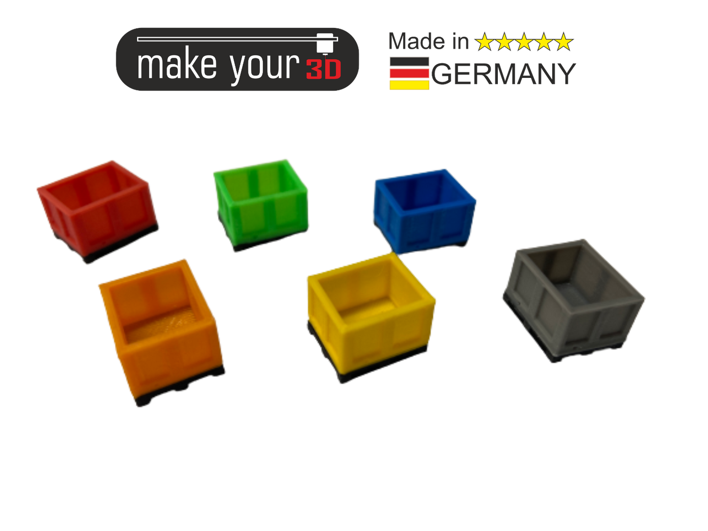 H0 Set 1:87 5 Stk. Weinboxen Wein Anbau Kunststoff Paletten Obst Anbau