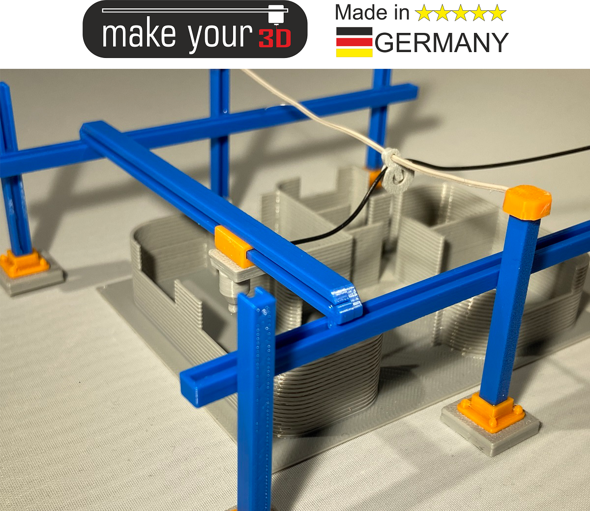 H0 1:87 Baustelle Beton 3D Drucker Hausbau Bauplatz