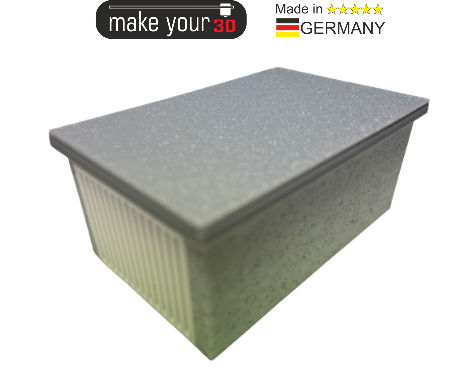 H0 Garage 1:87  Einzelgarage Fertiggarage - Steinoptik