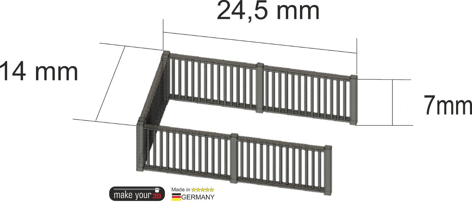 Spur N 1:160 Unterführung Bahnsteigunterführung Treppe mit Kofferrampe