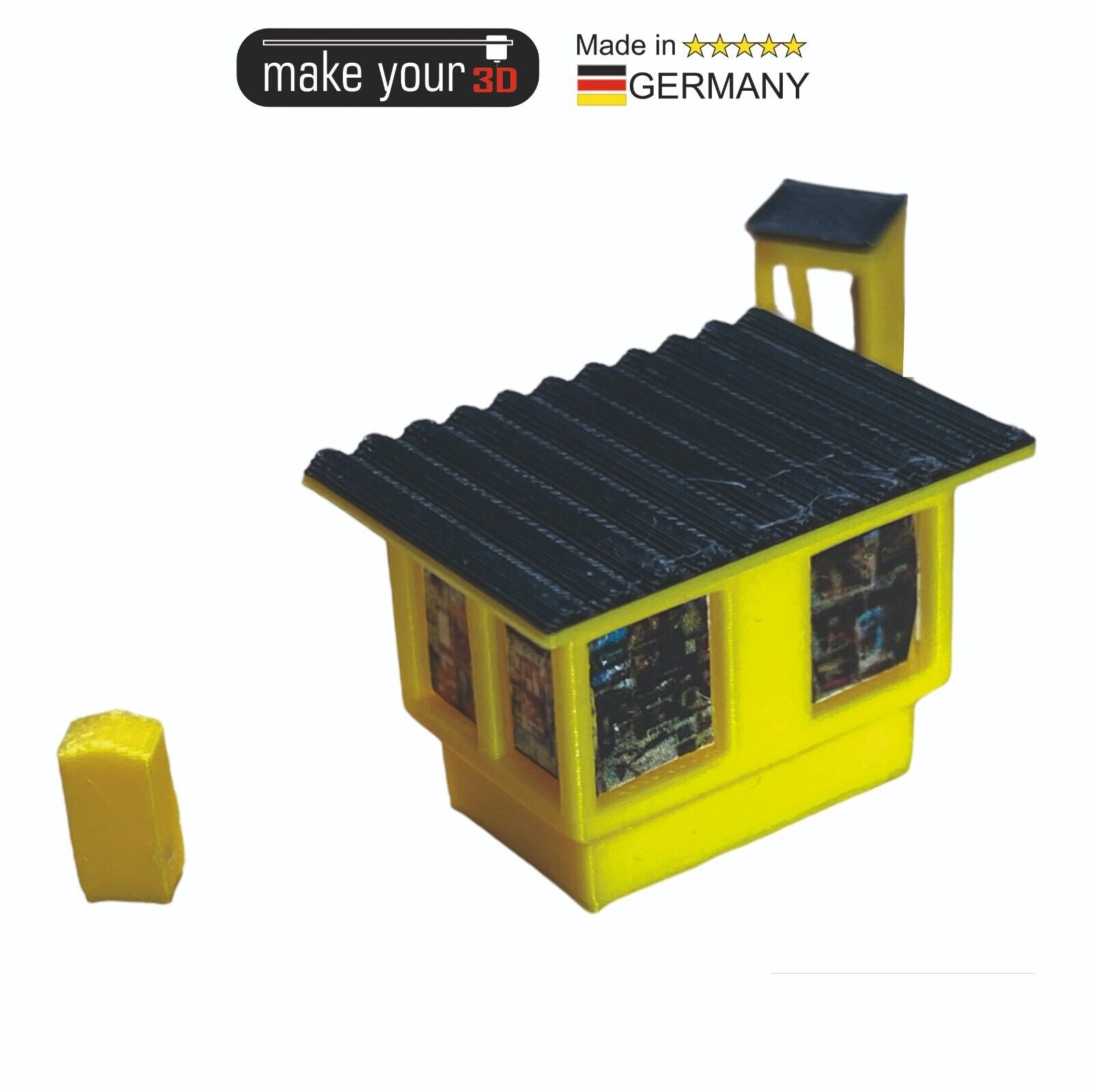 N 1:160  SET Premium DDR Kiosk mit Telefonzelle und Briefkasten inkl. Decals