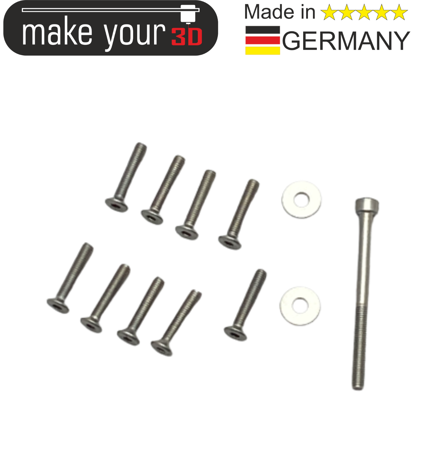 MakeYour3D Black Silikondämpfer Pro Mod für Prusa 3D Drucker MK3 MK3s Mk3s+