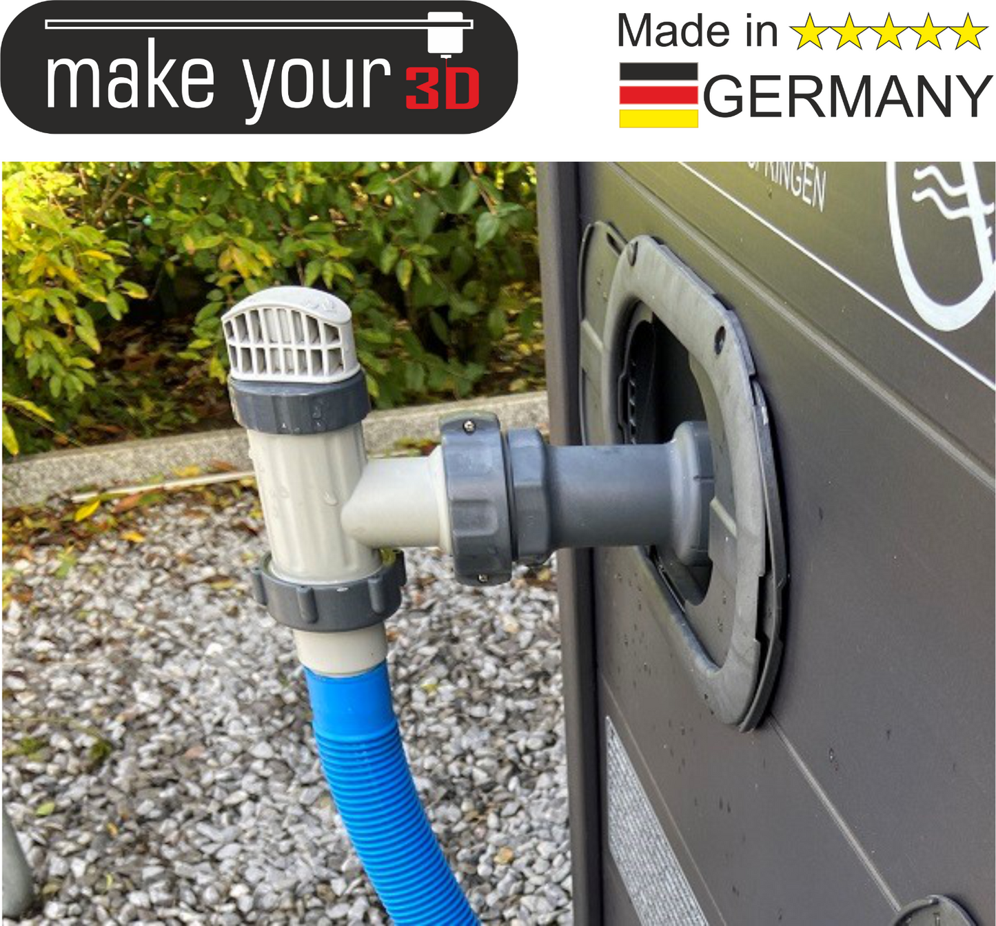 Dichtung Dichtscheibe 1 Stk. für 38MM Poolanschluss Absperrschieber - Schwarz